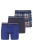 Комплект мужских трусов-боксеров JOCKEY Cotton Stretch (3шт) (Синий)