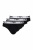 Комплект мужских трусов-слипов EMPORIO ARMANI (3шт) (Black/Black/Black mc061)