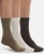Мужские носки DIM Basic Cotton (3 пары) (Хаки/Коричневый/Бежевый)