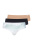 Женские трусы-хипстеры DKNY Litewear Cut Anywear (3шт) (Черный-Зеленый)