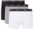 Комплект мужских трусов-боксеров DIM Cotton Stretch (3шт) (Белый/Серый/Черный)
