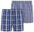 Комплект мужских трусов-шорт JOCKEY Everyday Striped (2шт) (Синий)