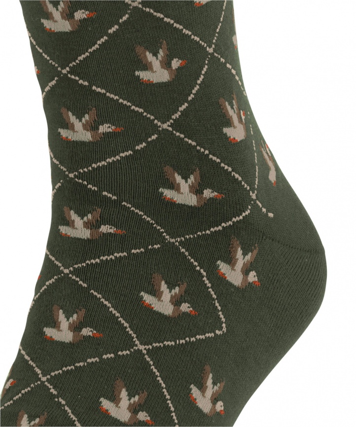 Носки мужские BURLINGTON Duck (Зеленый) фото 4