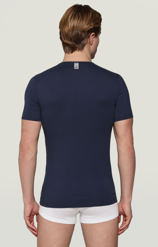 Мужская футболка BIKKEMBERGS Essential (Темный-Синий) фото 2