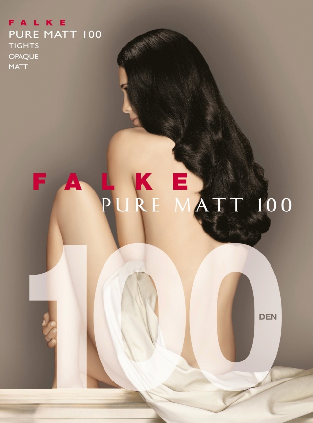 Колготки FALKE Pure matt 100 (Темный-синий) фото 4