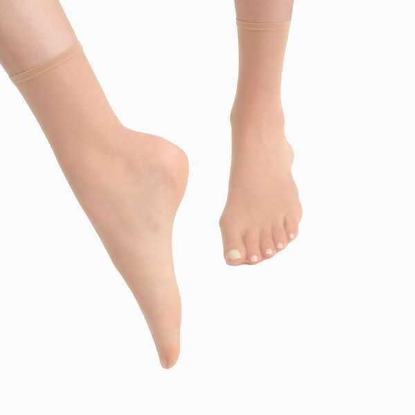 Комплект женских носков DIM Sublim Voile Brillant (2 пары) (Телесный) фото 2