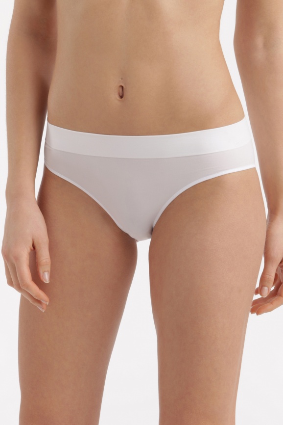 Женские трусы-слипы DKNY Seamless Litewear (Белый) фото 1