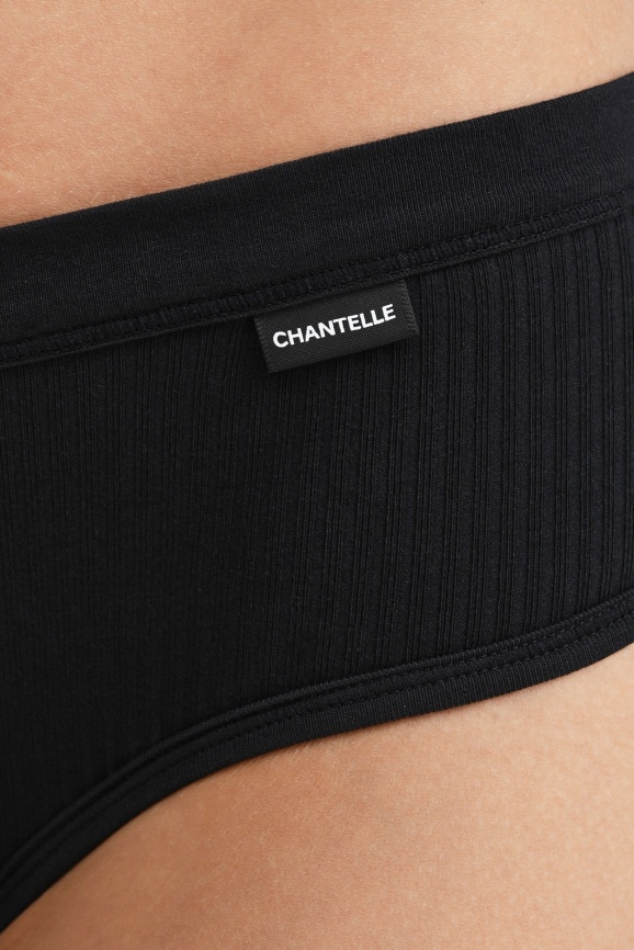 Женские трусы-хипстеры CHANTELLE Cotton Comfort (Черный) фото 4
