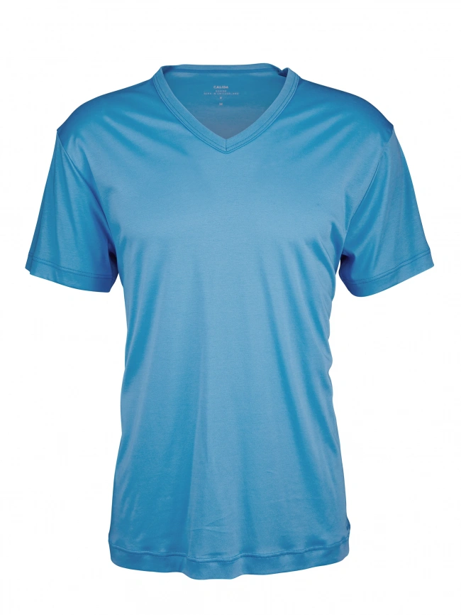 Мужская футболка CALIDA RMX Sleep Weekend (Голубой) фото 1