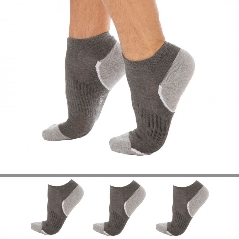 Комплект мужских носков DIM Sport (3 пары) (Серый) фото 3