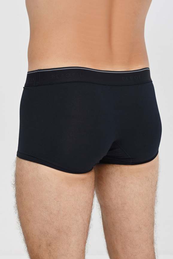 Мужские трусы-боксеры PEROFIL Short Push Up (Синий) фото 2