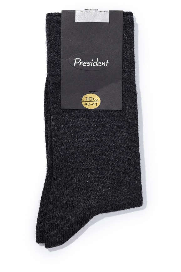 Мужские носки PRESIDENT winter (Темный-Серый) фото 1