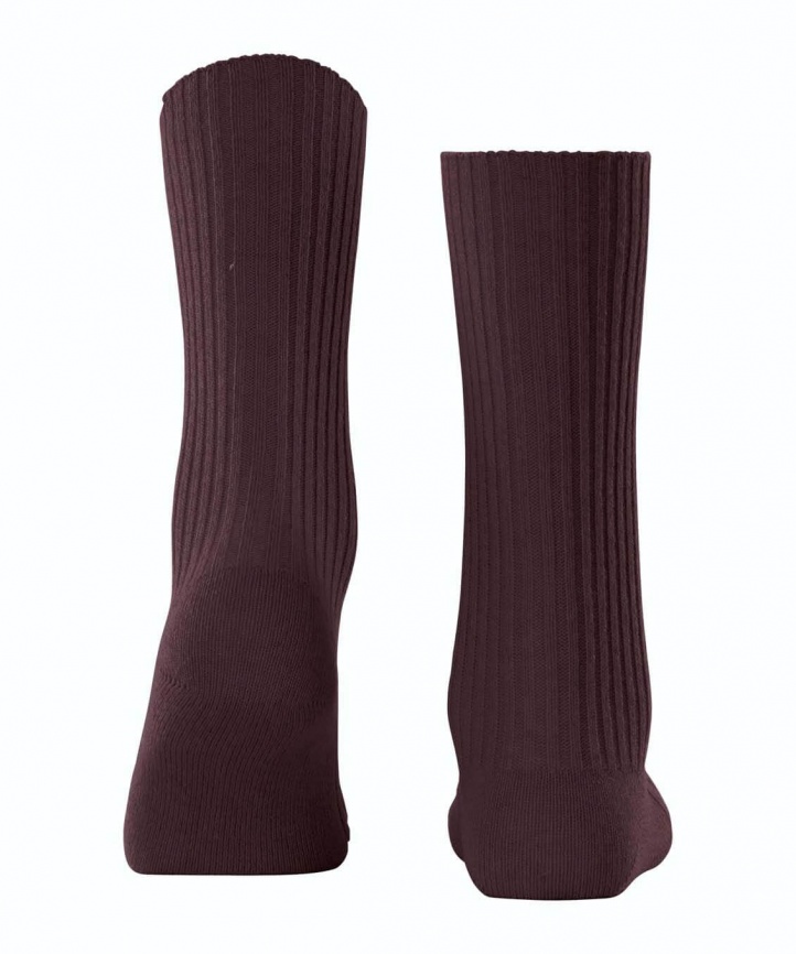 Носки женские FALKE Cosy Wool Boot (Бордовый) фото 2