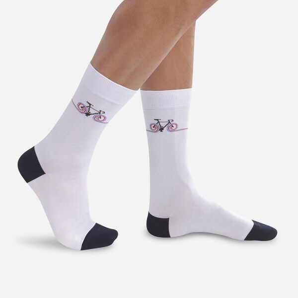Мужские носки DIM Monsieur (Белый) фото 1