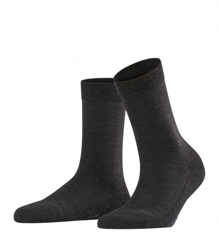Носки женские FALKE Wool Balance (Темный-серый) фото 1