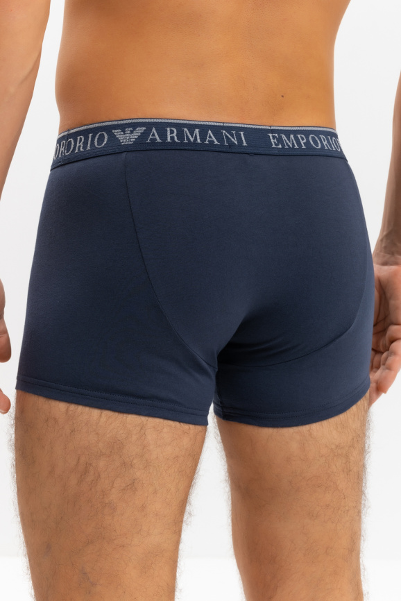 Комплект мужских трусов-боксеров EMPORIO ARMANI (2шт) (Marine/Olive 75836) фото 2