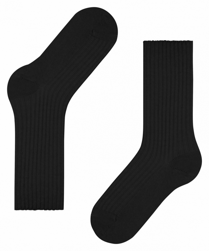Носки женские FALKE Cosy Wool Boot (Черный) фото 4