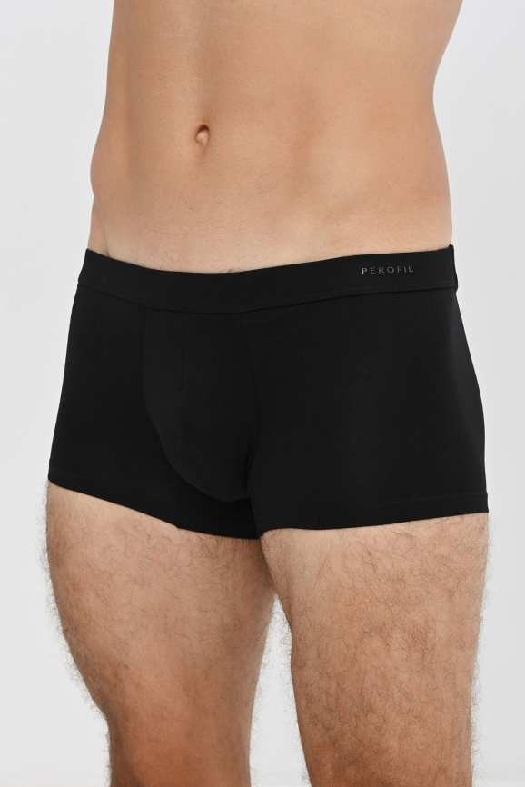 Мужские трусы-боксеры PEROFIL Short Push Up (Черный) фото 1