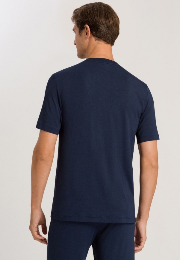 Мужская футболка HANRO Casuals (Синий) фото 3