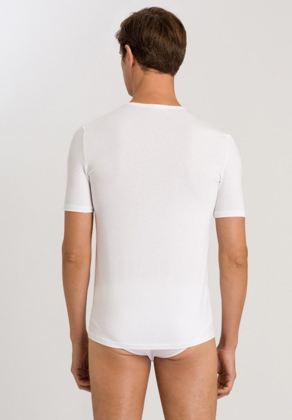 Мужская футболка HANRO Natural Function (Белый) фото 3