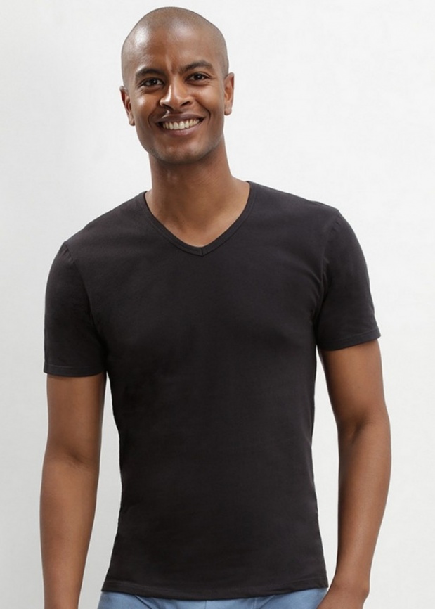 Комплект мужских футболок DIM X-Temp (2шт) (Черный/Черный) фото 1