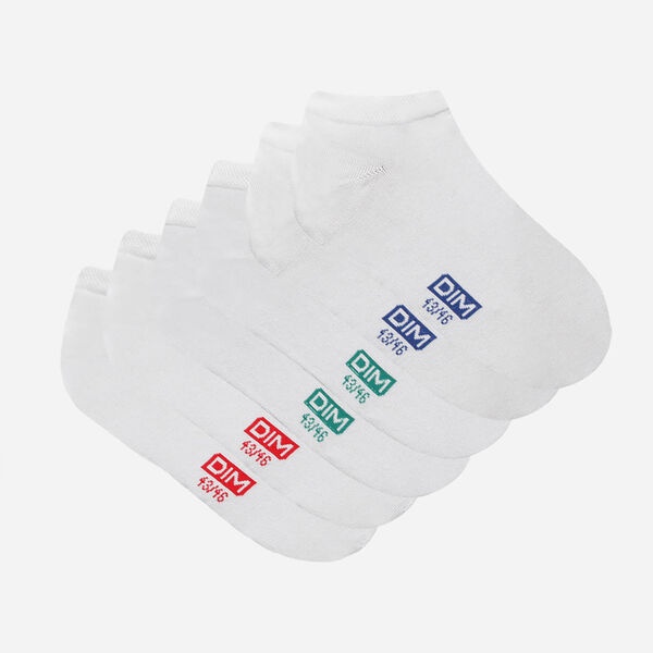 Комплект мужских носков DIM Classic Cotton (3 пары) (Белый) фото 2