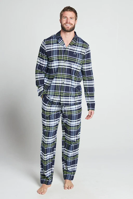 Мужская пижама JOCKEY Everyday Flannel (Синий) фото 2
