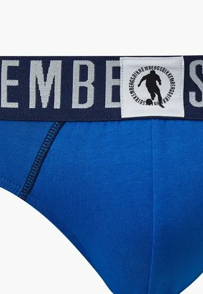 Комплект мужских трусов-слипов BIKKEMBERGS Fashion Pupino (2шт) (Синий) фото 2