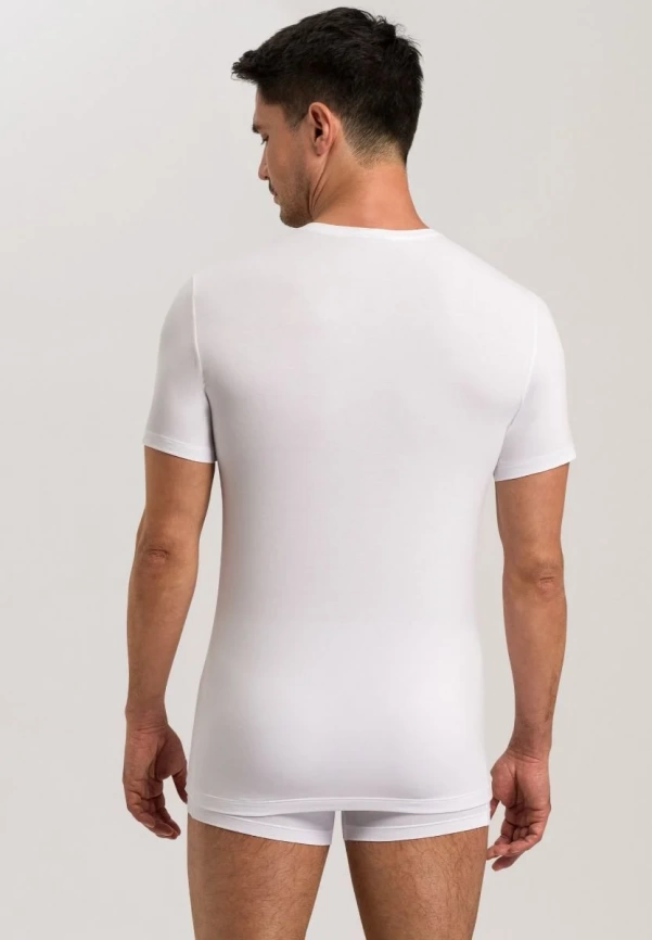 Мужская футболка HANRO Cotton Superior (Белый) фото 2