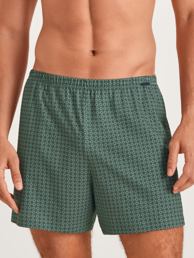 Мужские трусы-шорты CALIDA Prints (Зеленый) фото 1