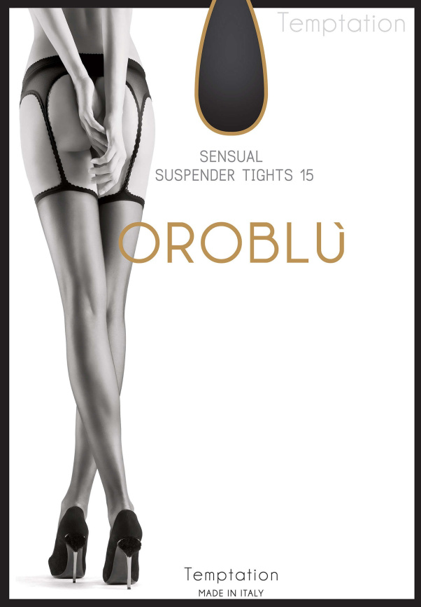 Колготки OROBLU Temptation 15 (Black) фото 4