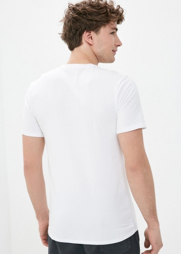 Комплект мужских футболок DIM Green (2шт) (Белый/Белый) фото 3
