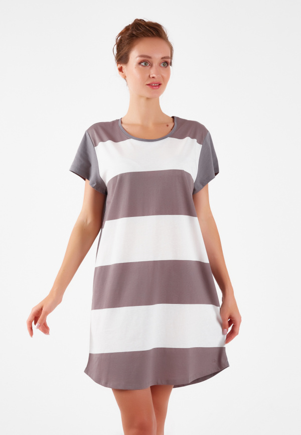 Женская сорочка TRIUMPH Nightdresses (Белый/Серый) фото 1