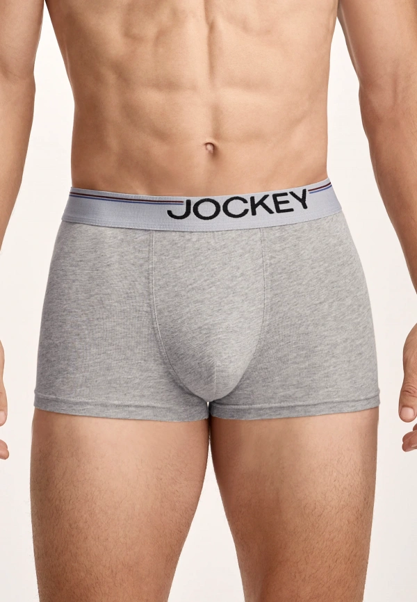 Комплект мужских трусов-боксеров JOCKEY Cotton Stretch Comfort (3шт) (Серый) фото 2