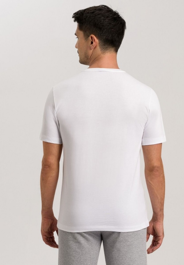 Футболка мужская HANRO Living Shirts (Белый) фото 2