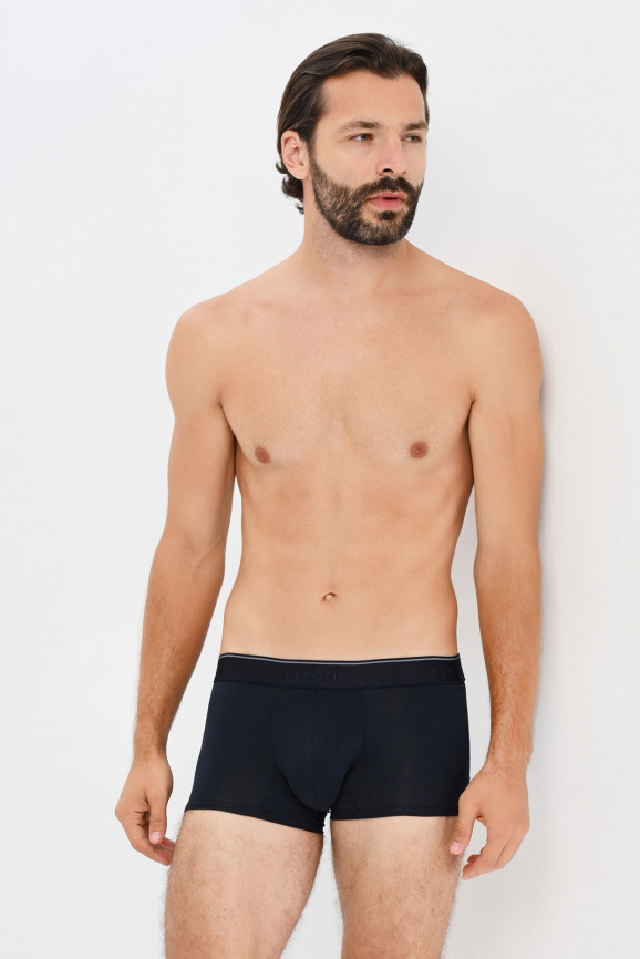 Мужские трусы-боксеры PEROFIL Short Push Up (Синий) фото 3