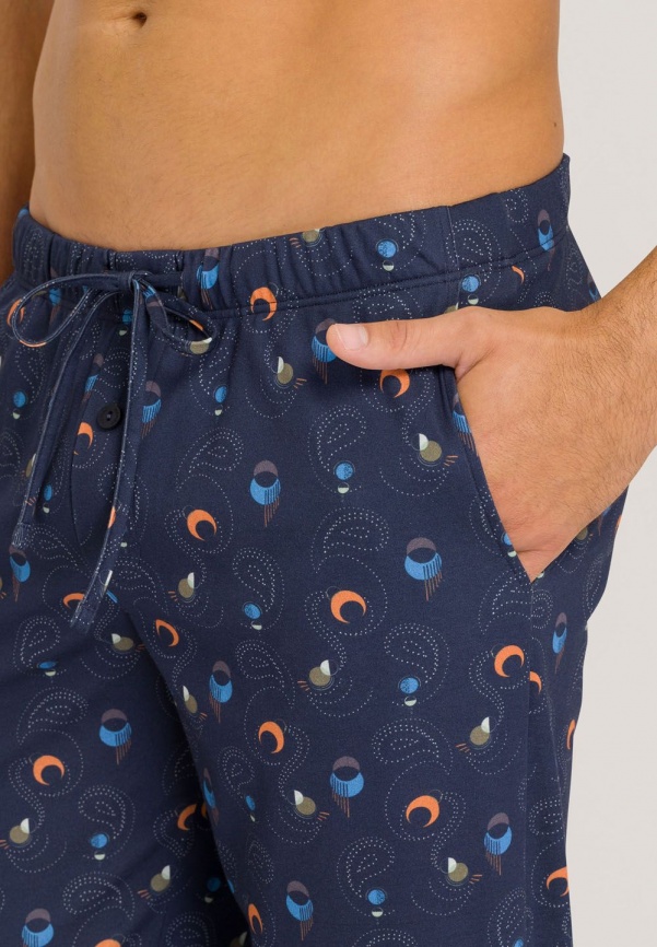 Домашние мужские брюки HANRO Night and Day (Синий) фото 4