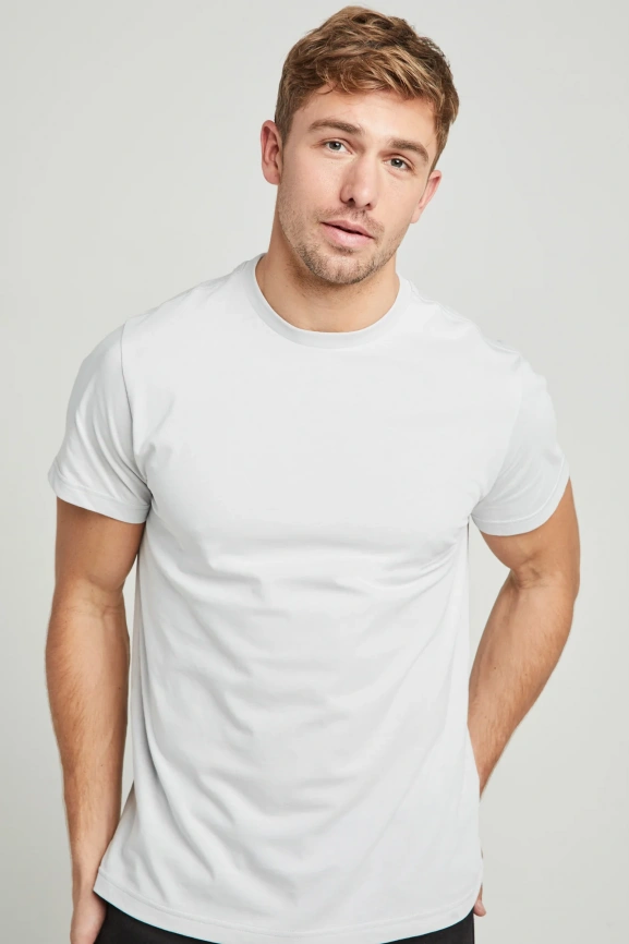 Мужская футболка JOCKEY American T-Shirt (Белый) фото 2