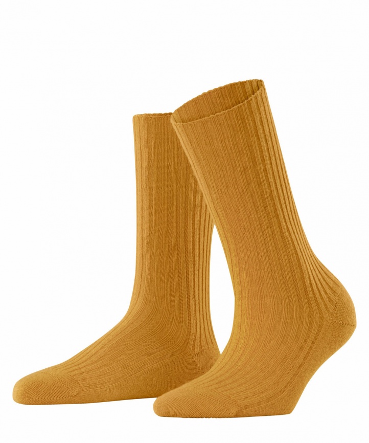 Носки женские FALKE Cosy Wool Boot (Желтый) фото 1