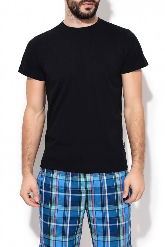 Мужская футболка JOCKEY American T-Shirt (Черный) фото 2