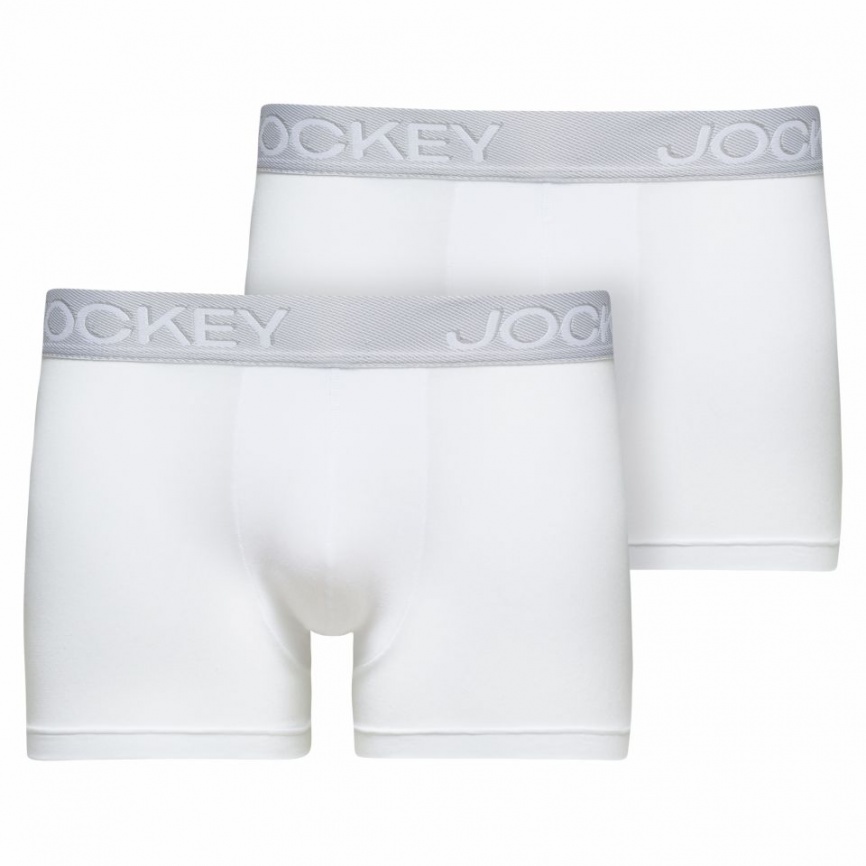 Комплект мужских трусов-боксеров JOCKEY (2шт) (Белый) фото 1