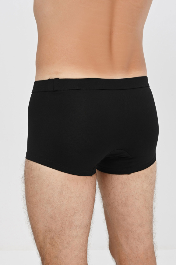 Мужские трусы-боксеры PEROFIL Short Push Up (Черный) фото 2