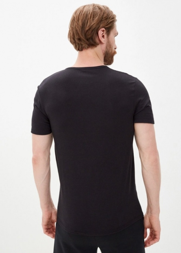Комплект мужских футболок DIM X-Temp (2шт) (Черный/Черный) фото 3