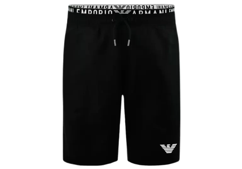Мужские пляжные шорты EMPORIO ARMANI (Black 00020) фото 1