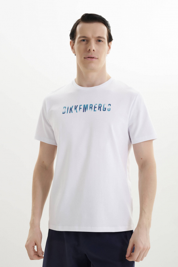 Мужская футболка BIKKEMBERGS (Белый) фото 1