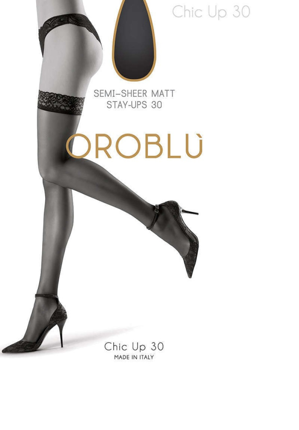 Чулки OROBLU Chic up 30 (Ambre) фото 2