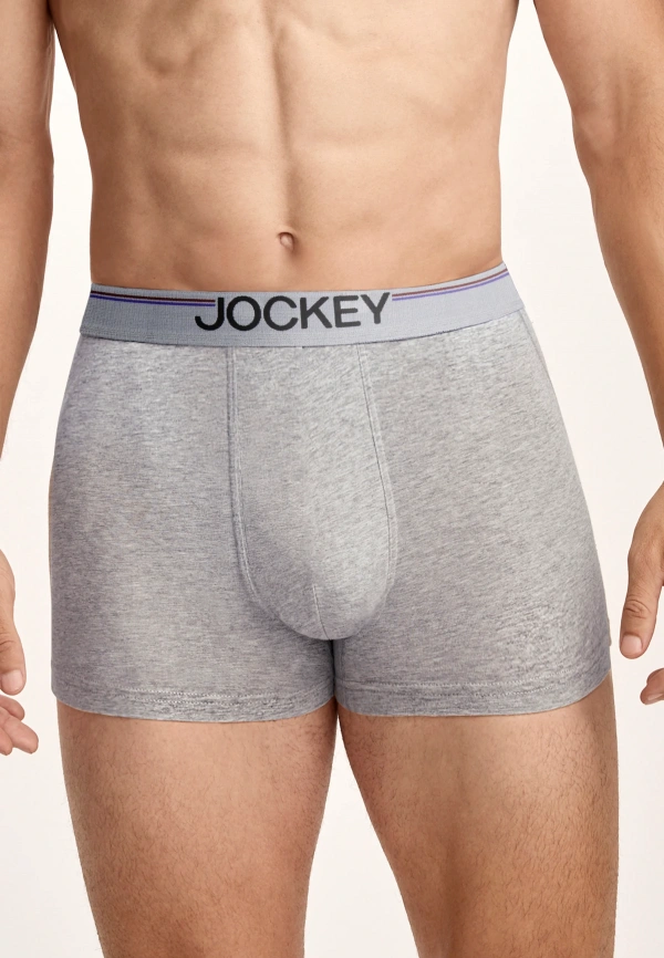 Комплект мужских трусов-боксеров JOCKEY Cotton Stretch Comfort (3шт) (Серый) фото 2