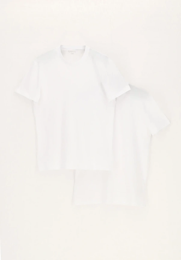 Мужская футболка PEROFIL Cotone Pima (Белый) фото 3