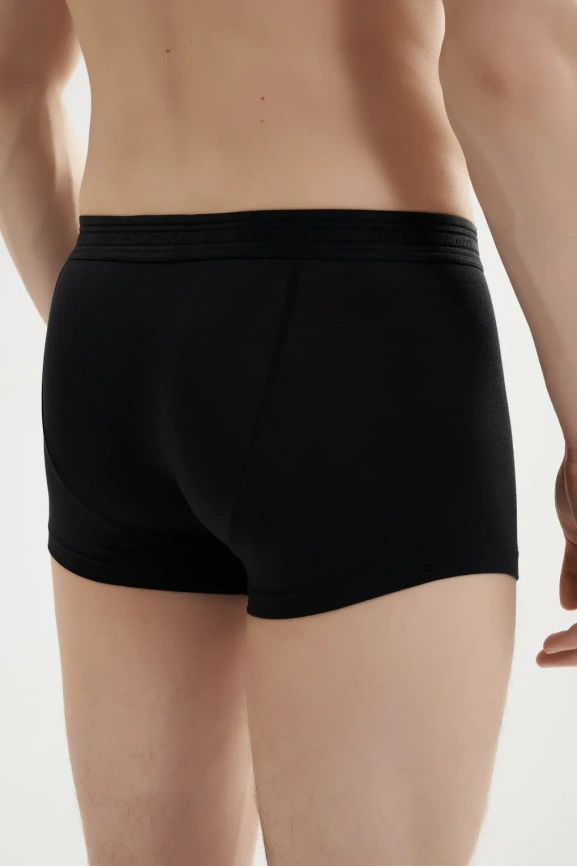 Комплект мужских трусов-боксеров EMPORIO ARMANI (2шт) (Black/Black mc005) фото 2