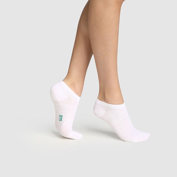 Комплект женских носков DIM Green (2 пары) (Белый) фото 1